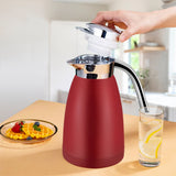 Soga Stainless Steel Insulated Jug 1.8L Red - Image 04