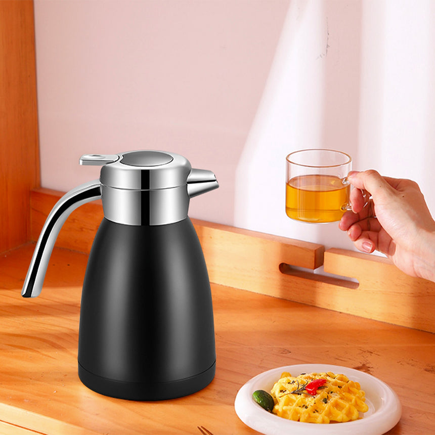 Soga Stainless Steel Insulated Jug 2.2L Black - Image 02