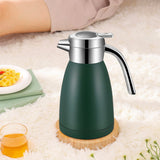 Soga Stainless Steel Insulated Jug 2.2L Green - Image 03