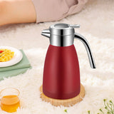 Soga Stainless Steel Insulated Jug 2.2L Red - Image 03