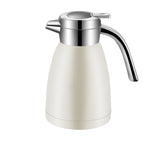 Soga Stainless Steel Insulated Jug 2.2L White - Image 01