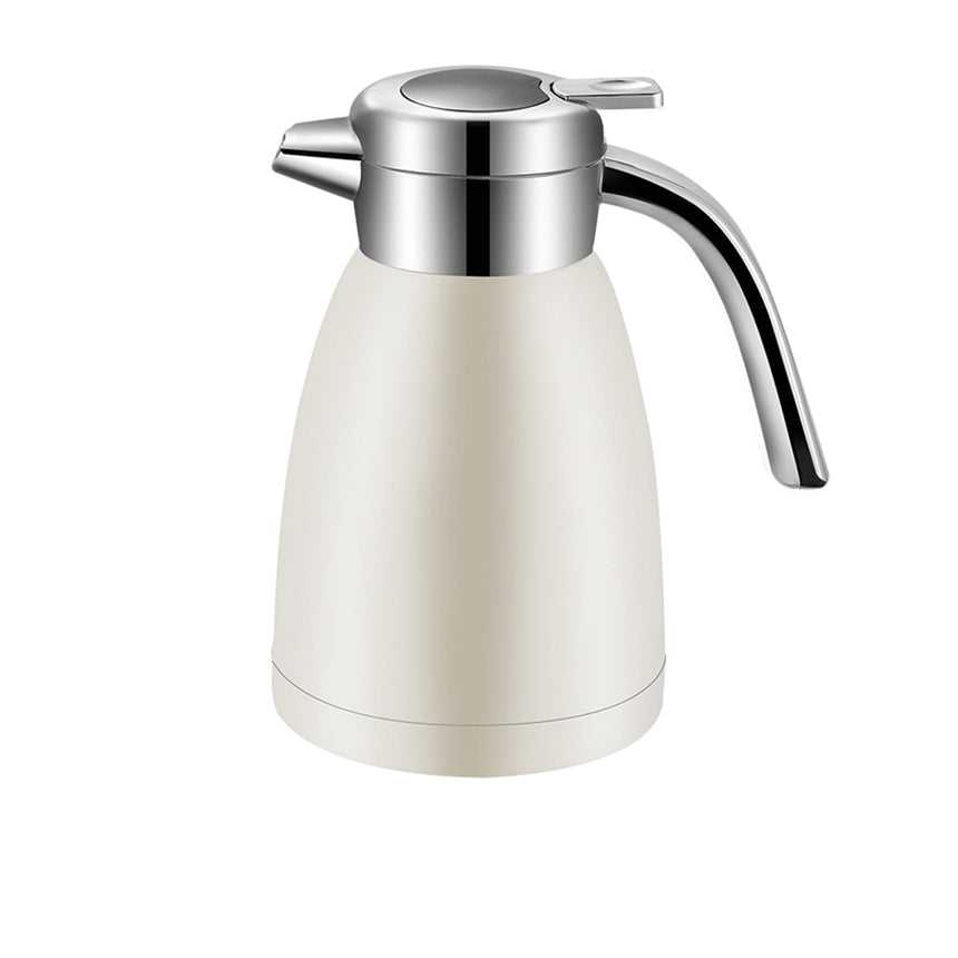 Soga Stainless Steel Insulated Jug 2.2L White - Image 01