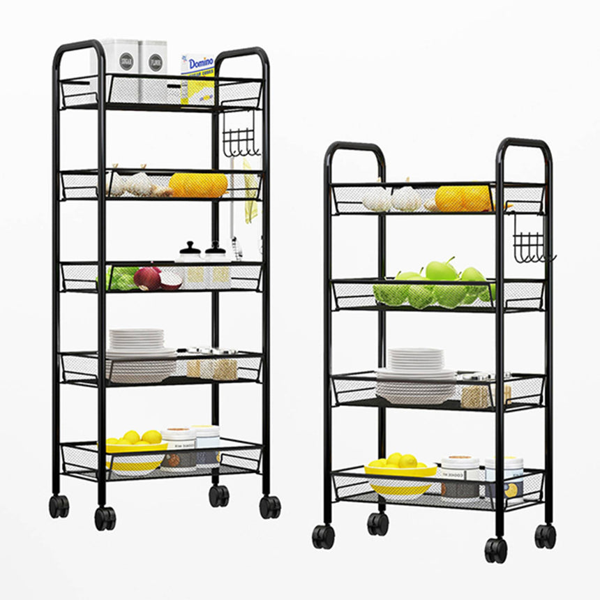 SOGA 4 Tier Steel Mesh Kitchen Cart - Image 05