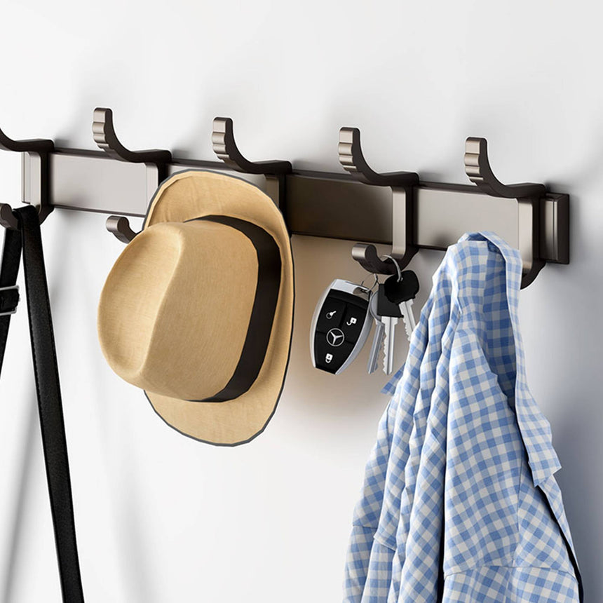 SOGA 5 Hook Wall Mounted Towel Hanger 37cm - Image 04