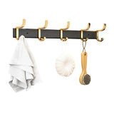 SOGA 5 Hook Wall Mounted Towel Hanger 41cm - Image 01