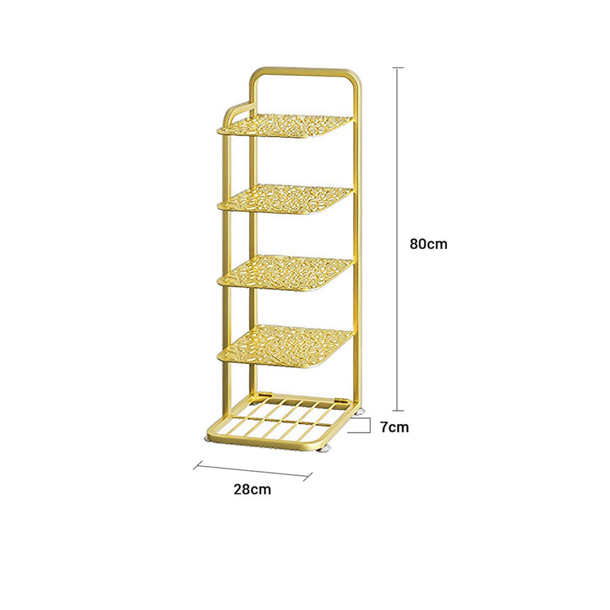 SOGA 5 Tier Metal Shoe Organiser - Image 03