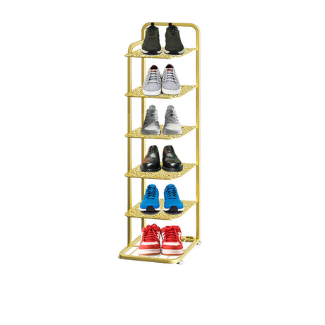 SOGA 6 Tier Metal Shoe Organiser - Image 01