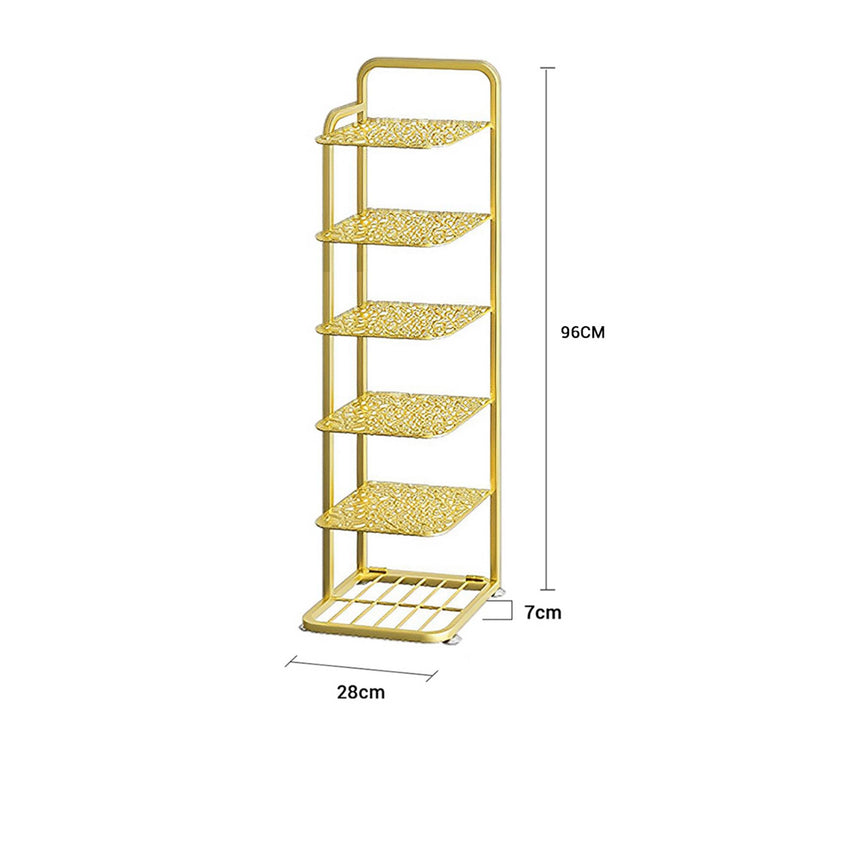 SOGA 6 Tier Metal Shoe Organiser - Image 02