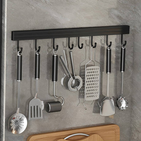 SOGA 8 Hook Wall Mounted Kitchen Utensil Hanger - Image 02