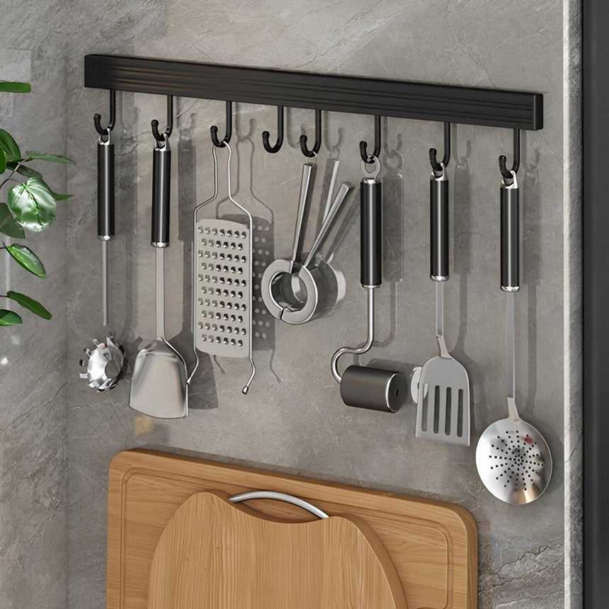 SOGA 8 Hook Wall Mounted Kitchen Utensil Hanger - Image 03