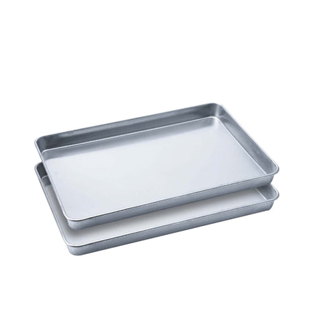 Soga Aluminum Gastronorm Baking Pan 5cm Deep Set of 2 - Image 01