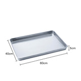 Soga Aluminum Gastronorm Baking Pan 5cm Deep Set of 2 - Image 02