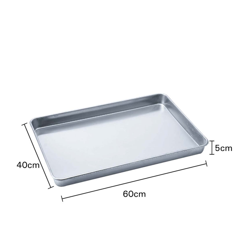 Soga Aluminum Gastronorm Baking Pan 5cm Deep Set of 2 - Image 02