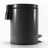 Soga Round Pedal Bin 12L Black - Image 04