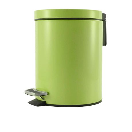 Soga Round Pedal Bin 12L Green - Image 01