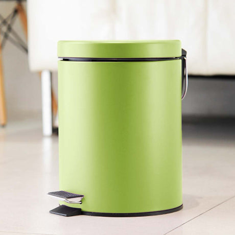 Soga Round Pedal Bin 12L Green - Image 02