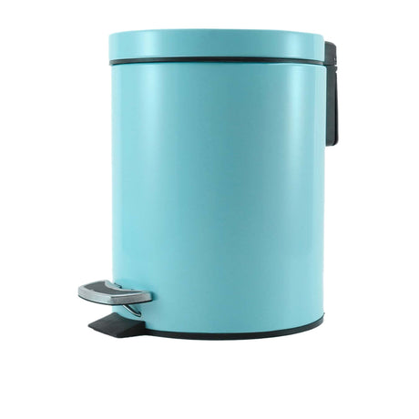 Soga Round Pedal Bin 7L Blue - Image 01