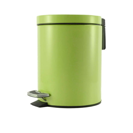 Soga Round Pedal Bin 7L Green - Image 01