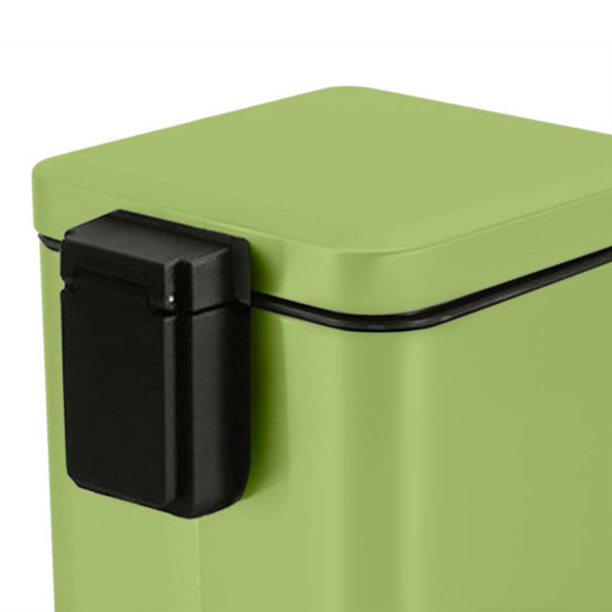 Soga Square Pedal Bin 12L Green - Image 04