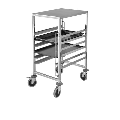 Soga Stainless Steel 7 Tier Gastronorm Trolley for 60x40cm Trays - Image 01