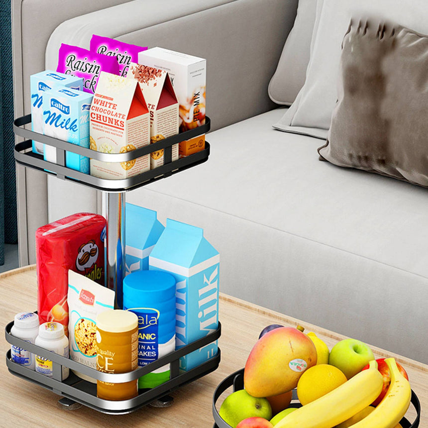 SOGA Square 2 Tier Countertop Seasoning Organiser - Image 03