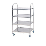 SOGA Stainless Steel 4 Tier Utility Cart - Image 01