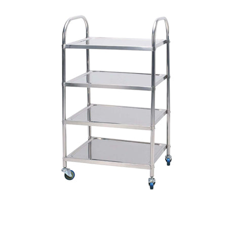 SOGA Stainless Steel 4 Tier Utility Cart - Image 01