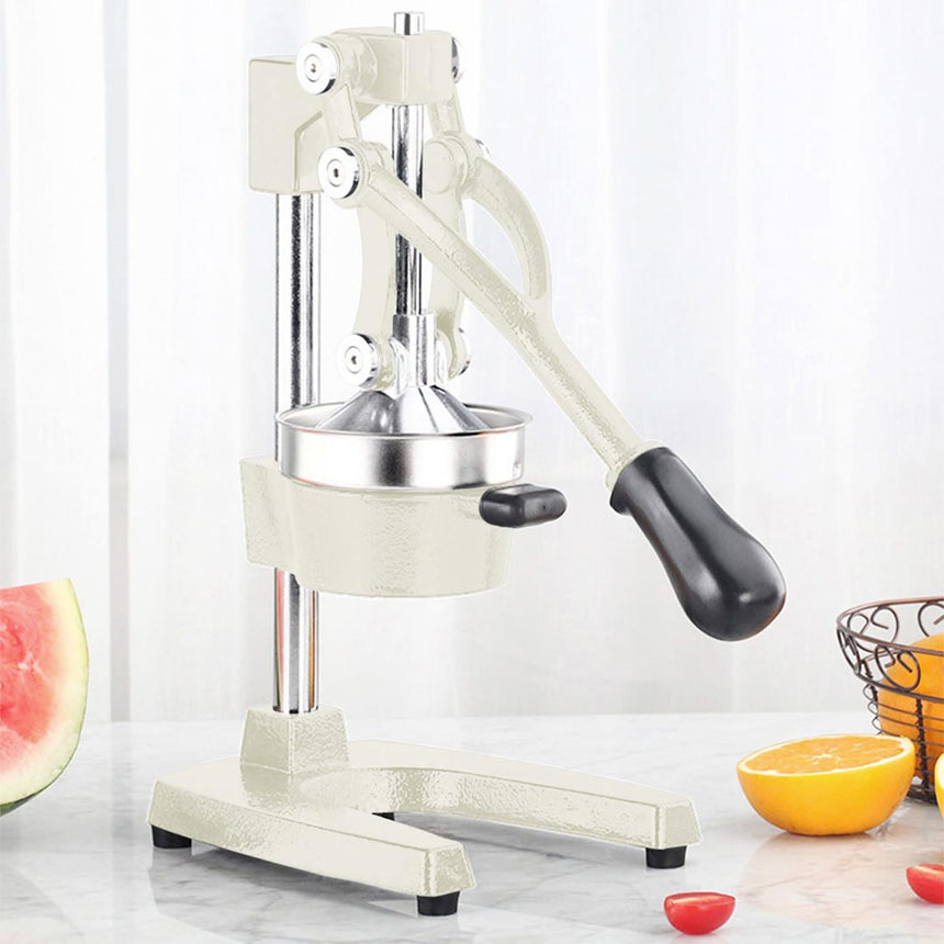 Soga Stainless Steel Commercial Manual Juicer White - Image 02