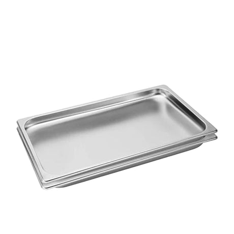 Soga Stainless Steel Gastronorm Pan 1/1 2cm Deep Set of 2 - Image 01