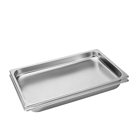 Soga Stainless Steel Gastronorm Pan 1/1 4cm Deep Set of 2 - Image 01