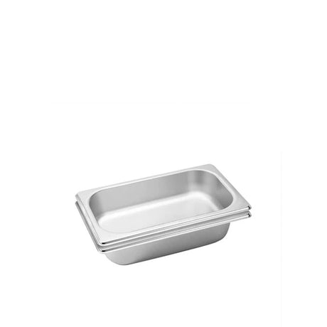 Soga Stainless Steel Gastronorm Pan 1/3 6.5cm Deep Set of 2 - Image 01