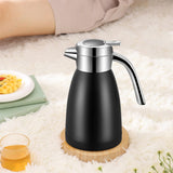 Soga Stainless Steel Insulated Jug 1.2L Black - Image 03