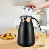 Soga Stainless Steel Insulated Jug 1.2L Black - Image 04