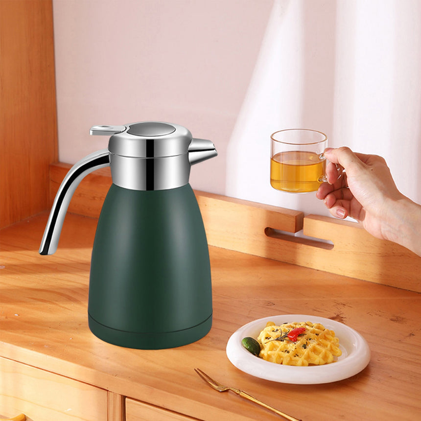 Soga Stainless Steel Insulated Jug 1.2L Green - Image 02