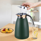 Soga Stainless Steel Insulated Jug 1.2L Green - Image 04