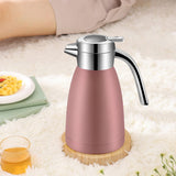 Soga Stainless Steel Insulated Jug 1.2L Pink - Image 03