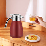 Soga Stainless Steel Insulated Jug 1.2L Red - Image 02