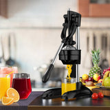 Soga Stainless Steel Manual Juicer Black - Image 04