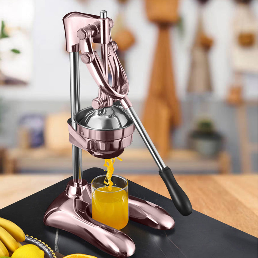 Soga Stainless Steel Manual Juicer Gold - Image 04