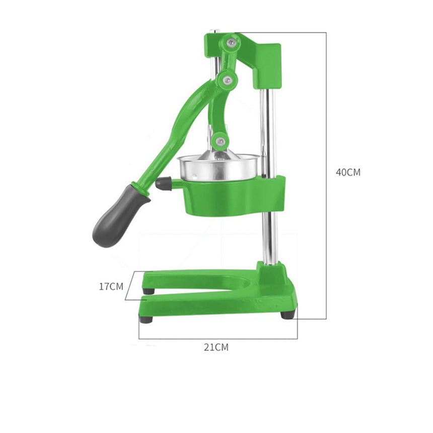 Soga Stainless Steel Manual Juicer Green - Image 04