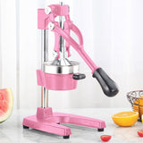 Soga Stainless Steel Manual Juicer Pink - Image 02