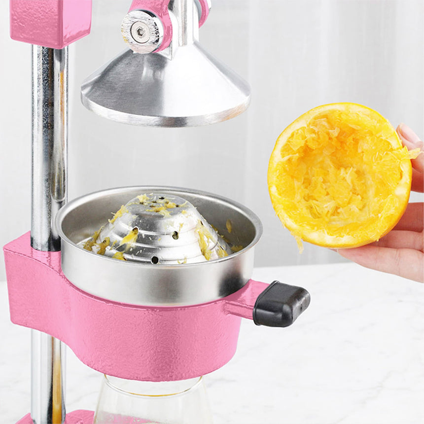 Soga Stainless Steel Manual Juicer Pink - Image 03