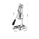 Soga Stainless Steel Manual Juicer Silver - Image 05