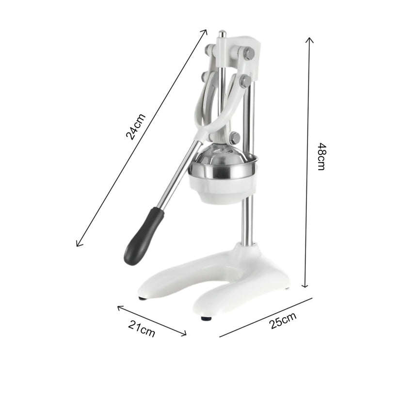 Soga Stainless Steel Manual Juicer White - Image 05