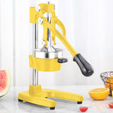 Soga Stainless Steel Manual Juicer Yellow - Image 02