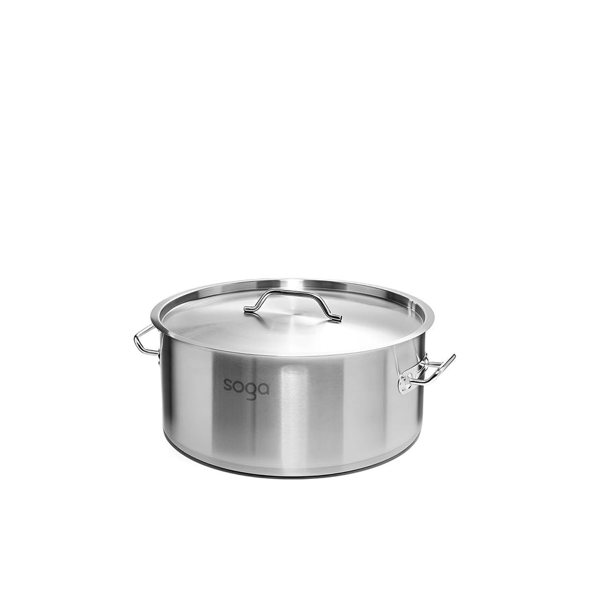 Soga Stainless Steel Stockpot 25cm - 9L - Image 01