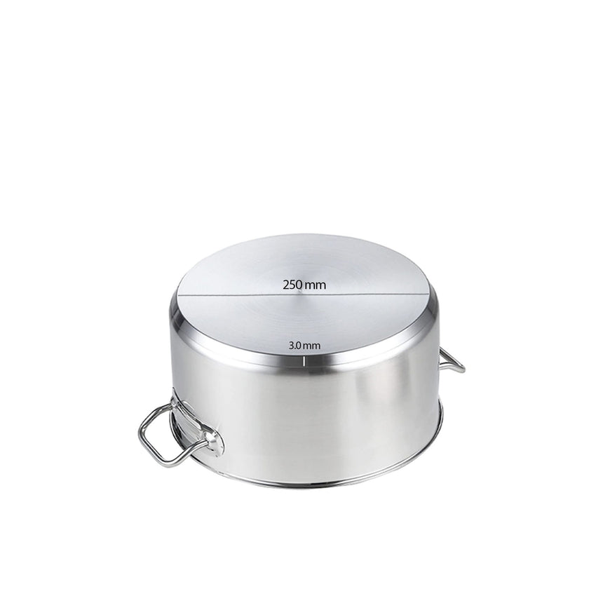 Soga Stainless Steel Stockpot 25cm - 9L - Image 06