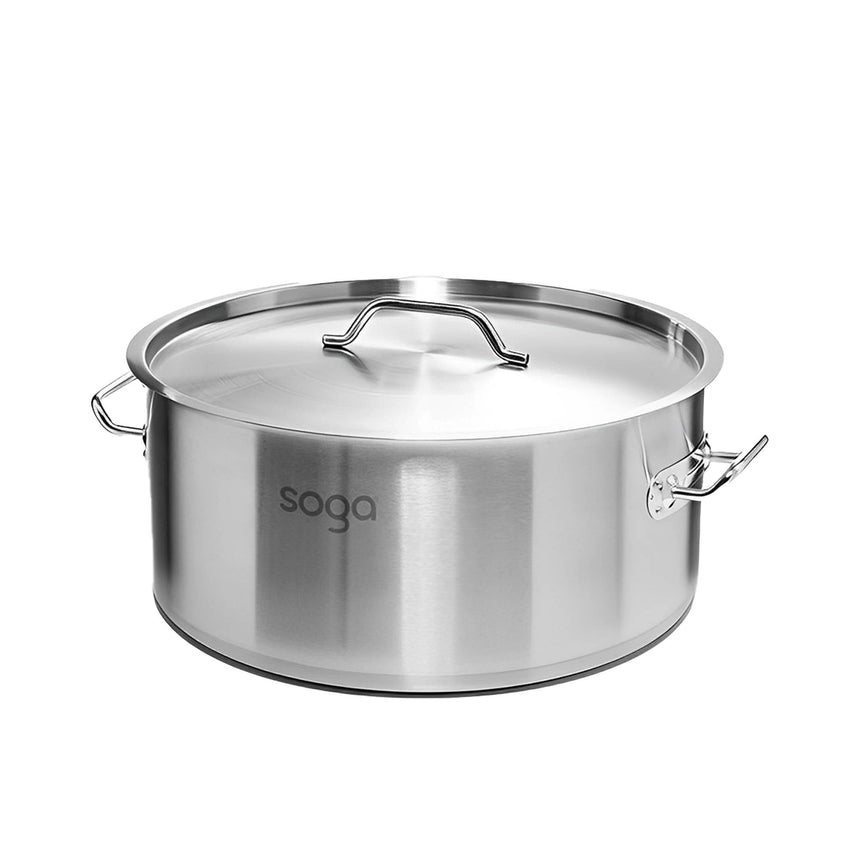 Soga Stainless Steel Stockpot 300cm - 14L - Image 01