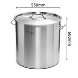 Soga Stainless Steel Stockpot 55cm - 143L - Image 05