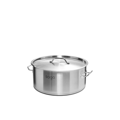 Soga Stainless Steel Stockpot 55cm - 83L - Image 01